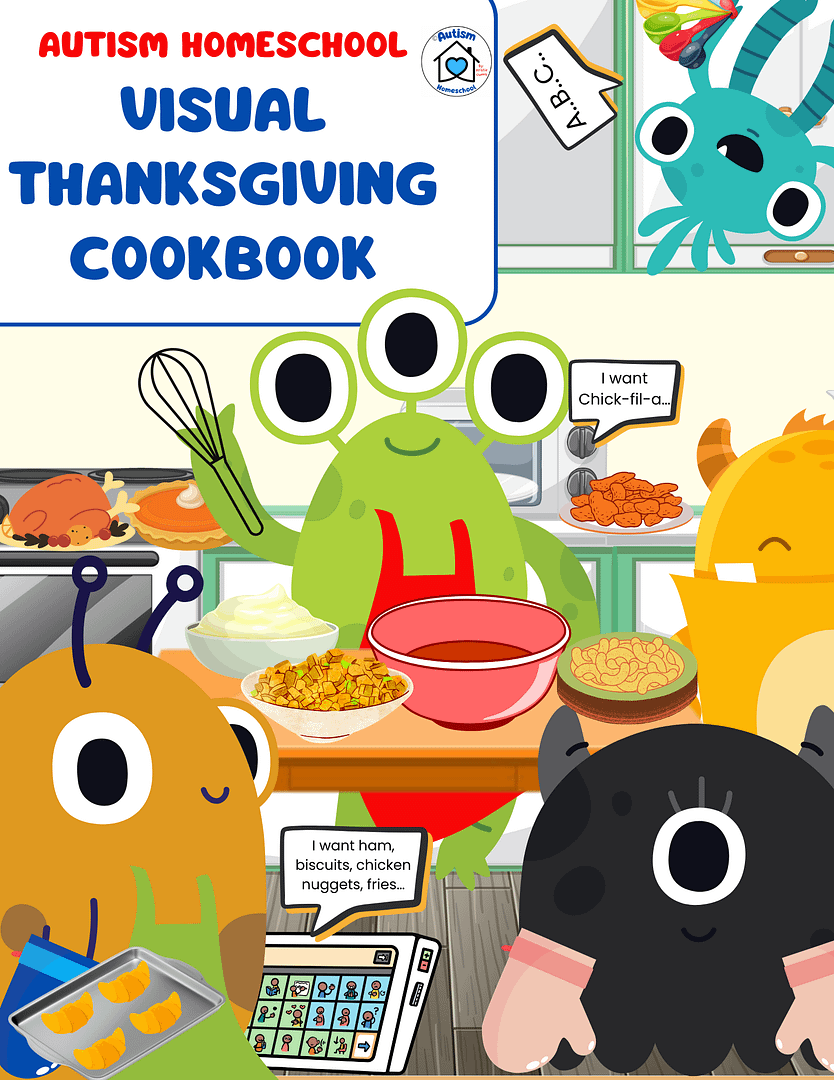 Thanksgiving Recipe Book & Setting The Table Activity